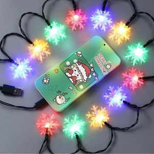 USB Type C Christmas Light Phone Charger Cable, Multicolor 12 LED 50 Inc…